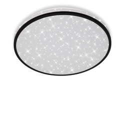 BRILONER LED stropní svítidlo hvězdné nebe, pr. 38 cm, 24 W, černá BRI 3456-215