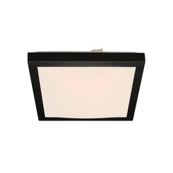 BRILONER LED stropní svítidlo, 27 cm, 12 W, bílé-černá BRI 3502-015
