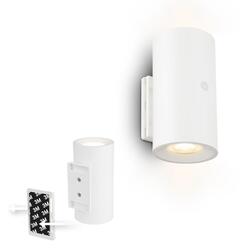 BRILONER Isy nástěnné svítidlo - 2W, 200lm, nabíjecí, LED, dotykový vypínač, stmívatelné, bílé 3942016