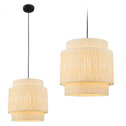 BRILONER Papper závěsné svítidlo, stínidlo z přírodních vláken, E27 patice, přírodní 4851014