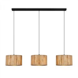 BRILONER Slama závěsné svítidlo, stínidlo z mořské trávy, 3xE27 patice, přírodní 4855034