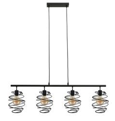 BRILONER Závěsné svítidlo, 130 cm, max. 60 W, černá BRI 4871-045