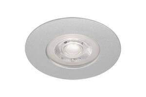 BRILONER LED vestavné svítidlo, pr. 9 cm, 5 W, matný chrom IP44 BRI 7046-014