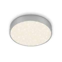 BRILONER LED stropní svítidlo hvězdné nebe, pr. 21,2 cm, 16 W, stříbrná BRI 7073-414