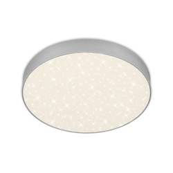 BRILONER LED stropní svítidlo hvězdné nebe, pr. 28,7 cm, 21 W, stříbrná BRI 7074-414