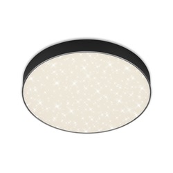 BRILONER LED stropní svítidlo hvězdné nebe, pr. 28,7 cm, 21 W, černá BRI 7074-415