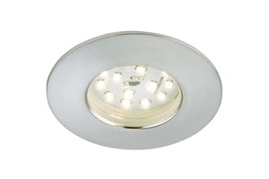 BRILONER LED vestavné svítidlo, pr. 7,5 cm, hliník IP44 BRI 7204-019