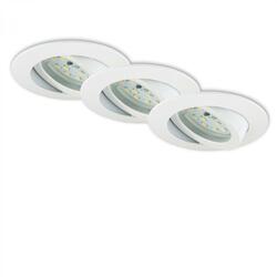 BRILONER 3ks sada LED vestavné svítidlo, pr. 8,2 cm, 4,8 W, bílé BRI 7209-036