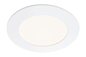 BRILONER LED vestavné svítidlo, pr. 12 cm, 6,4 W, bílé IP44 BRI 7284-016