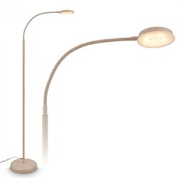 BRILONER Megg stojanová lampa - 12W, 800lm, LED, stmívatelná, nastavitelná, dotykový vypínač, béžová 1585011