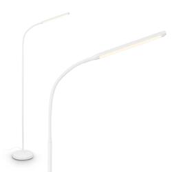 BRILONER Mura stojanová lampa - 6W, 600lm, LED, stmívatelné, dotykový vypínač, nastavitelné, bílé 1660016