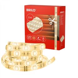 BRILONER LED pásek, 500 cm, USB, 4W, 500lm, bílé BRILO 2316150