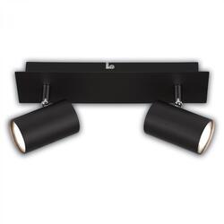BRILONER Isil A LED stropní bodové svítidlo, třída A, 2-ramenné, 50.000h, nastavitelné, černá 2840025