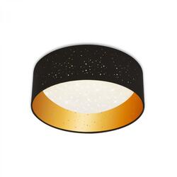 BRILONER LED stropní svítidlo hvězdné nebe, pr. 32 cm, 12 W, černá-zlatá BRILO 3482-015