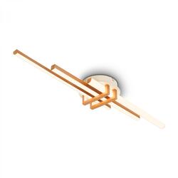 BRILONER Tinka stropní svítidlo 78x16 cm - 21W, 2400lm, LED, teplá bílá, kávová 3952034