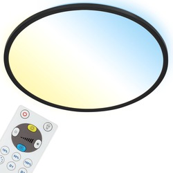 BRILONER Slim CCT svítidlo LED panel, pr. 42 cm, 22 W, černá BRILO 7080-015