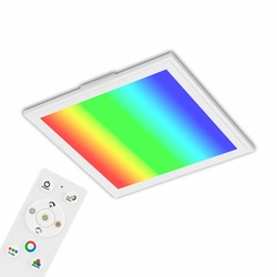 BRILONER RGB svítidlo LED panel, 29,5 cm, 1800 lm, bílé BRILO 7151-016