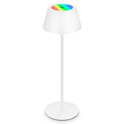 BRILONER LED RGB nabíjecí stolní lampa 38 cm 2,6W 200lm bílé BRILO 7466016