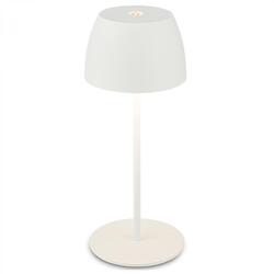 BRILONER LED nabíjecí stolní lampička Serina Mini, bezdrátová, 20cm, IP44, 2,5W, stmívatelné, dotykový vypínač, bílé 7503016