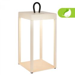 BRILONER Luca LED bezdrátová lucerna IP44, stmívatelné, dotykový vypínač, béžová 7511011