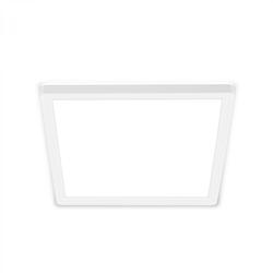 BRILONER Tava LED stropní svítidlo, ploché, přímé a nepřímé osvětlení, 1900 lm, 16 W, bílé, 24x24 cm 7516416