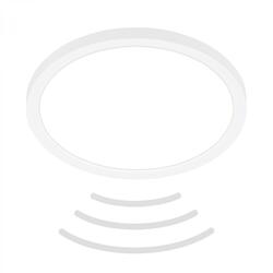 BRILONER Move LED stropní svítidlo IP44, přímé a nepřímé osvětlení, pohybové čidlo, kruhové 24 cm, bílé 7524416