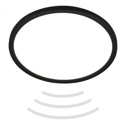BRILONER Move LED stropní svítidlo IP44, přímé a nepřímé osvětlení, pohybové čidlo, černá 7525415