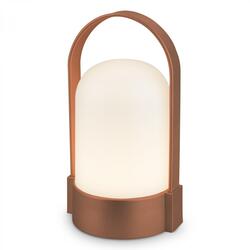 BRILONER Asa stolní lampička - 1W, 50lm, bezdrátová, LED, stmívatelné, teplá bílá, hnědá metalická 7544013