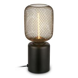BRILONER Rist stolní lampička - s vypínačem, drátěné pletivo, E27 patice, černá 7583015