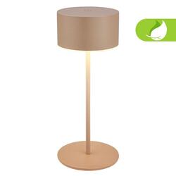 BRILONER Kira stolní lampička - 3W, 200lm, bezdrátová, LED, dotykový vypínač, stmívatelné, béžová 7629011