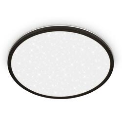 BRILONER Slim svítidlo LED panel pr.37,5 cm - 22W, 3000lm, hvězdné nebe, neutrální bílá, černá 7654015