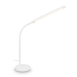 BRILONER Mura stolní lampička - 6W, 600lm, LED, stmívatelné, dotykový vypínač, nastavitelné, bílá 7660016