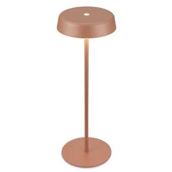 BRILONER Pala stolní lampička - 2W, 200lm, bezdrátová, LED, dotykový vypínač, stmívatelné, kávová 7668014