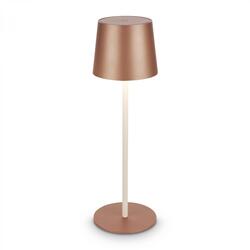 BRILONER Bota stolní lampa - 2,6W, 120lm, nabíjecí, LED, stmívatelné, dotykový vypínač, teplá bílá, kávová 7708014