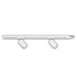 BRILONER Prodlužovací sada lištový systém 230V – 1x lišta 0,75 cm, 2 spoty GU10, bílé 8001026