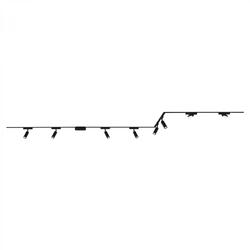 BRILONER Luxtrail lištový systém, 6x spot, 2x track svítidlo, do U/Z, černá 8038085