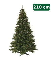 Umělý vánoční stromek 210 cm, smrk Carmen s 2D jehličím