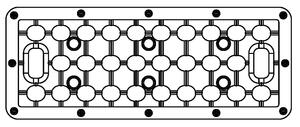 CENTURY SADA 3 čoček 50x90d pro svítidlo EXTREMA