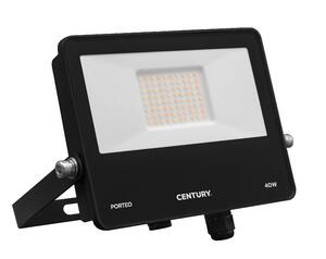 CENTURY LED reflektor PORTEO černá 40W 3000/4000/6500K IP65