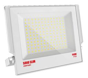 CENTURY LED reflektor SIRIO SLIM BÍLÝ 150W 4000K 110d 303x366x34mm IP66 IK08