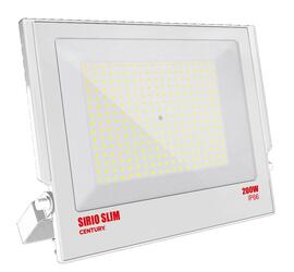 CENTURY LED reflektor SIRIO SLIM BÍLÝ 200W 4000K 110d 303x366x34mm IP66 IK08