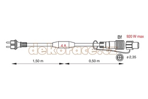 Napájení k T-kabelu CTI-059549