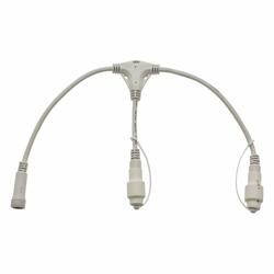XmasKing T rozbočovací kabel pro LED vánoční osvětlení PROFI 2-pin, bílá