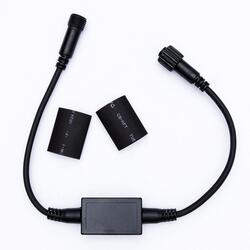 DecoLED Samostatný AC/DC můstek černá, IP67