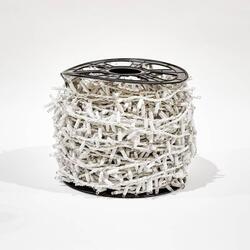 DecoLED LED světelný řetěz 100 m, ledově bílá s FLASH, 2000 diod, bílý kabel, IP67