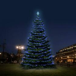 LED světelná sada na vánoční stromy vysoké 12-14 m, modrá
