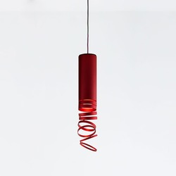 Artemide závěsné svítidlo Decomposé Design Collection E27 červené