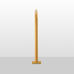 Artemide stojací LED lampa Decomposé Light Floor 45 W 3000K zlatá
