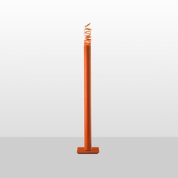 Artemide stojací LED svítidlo Decomposé 45 W 3000K oranžové
