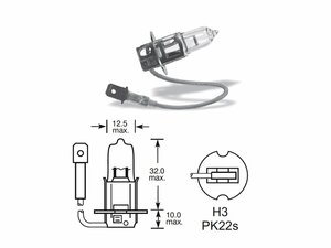 ELTA H3 6V 55W PK22s EL455